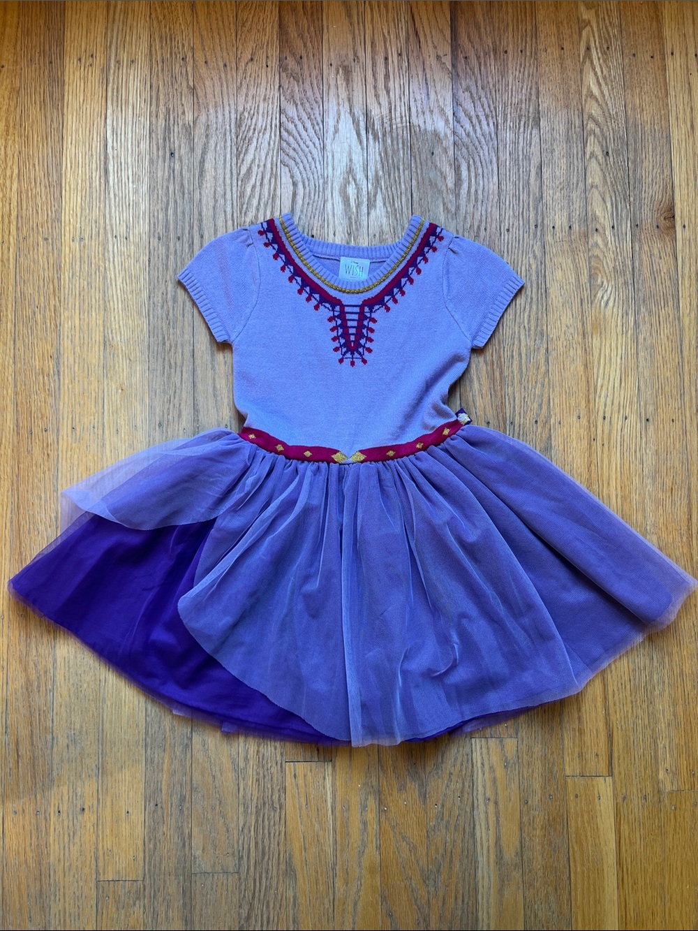 Girls' Purple Tulle Dress- Asha from Disney's Wish